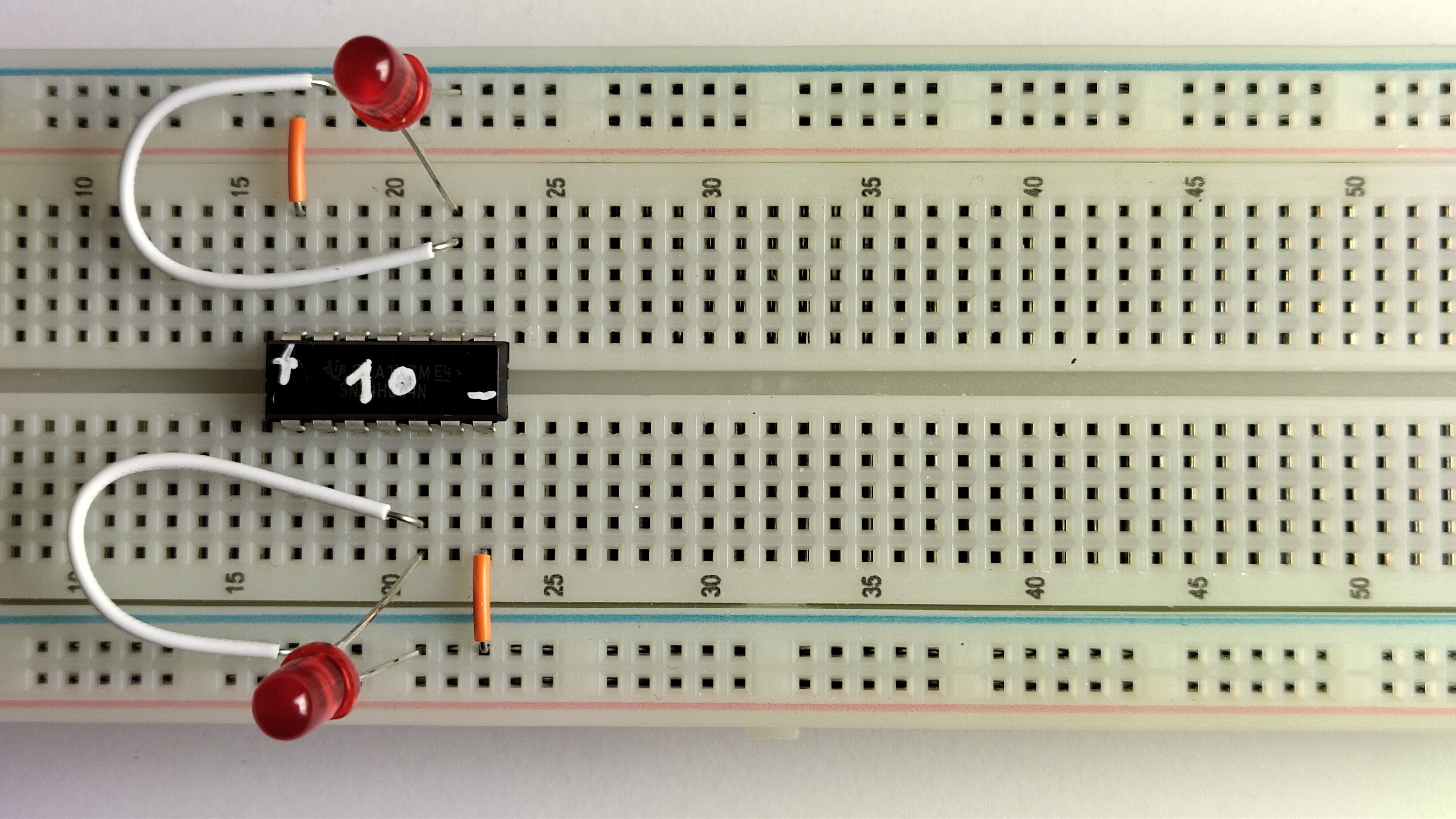 Eingänge und NICHT-Gatter