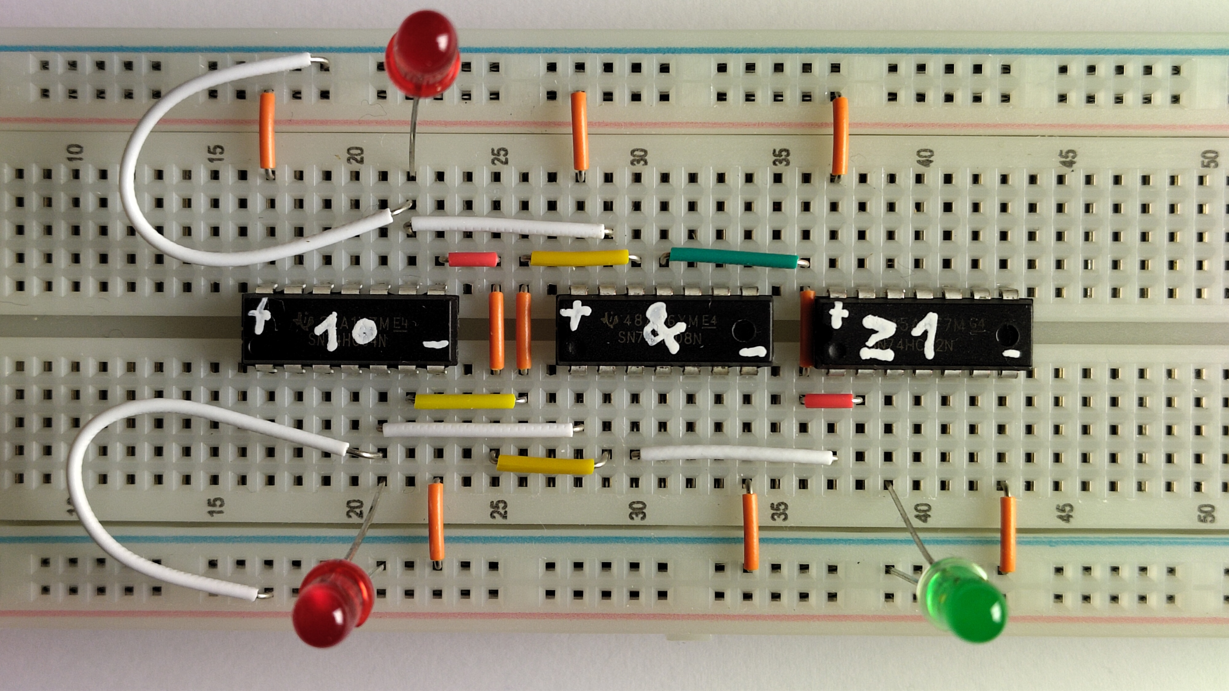 ODER-Gatter und Ausgang